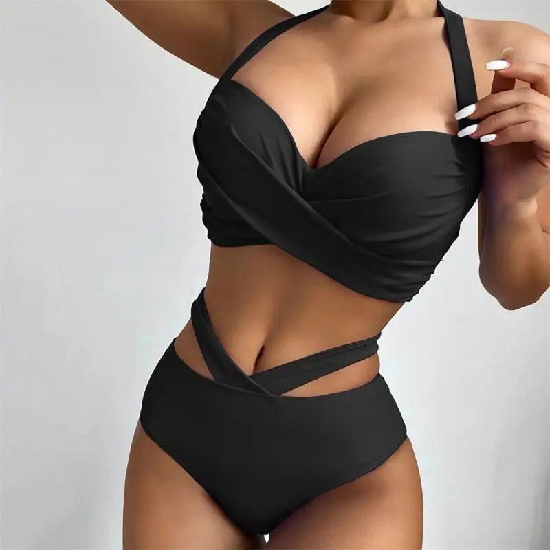 Bañador Halter Elegante
