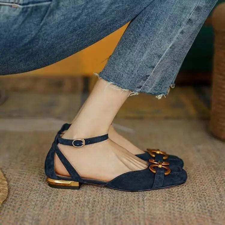 Sandalia-Confort de Cuero