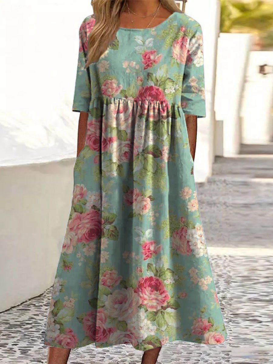 Elegancia Relajada Vestido Midi