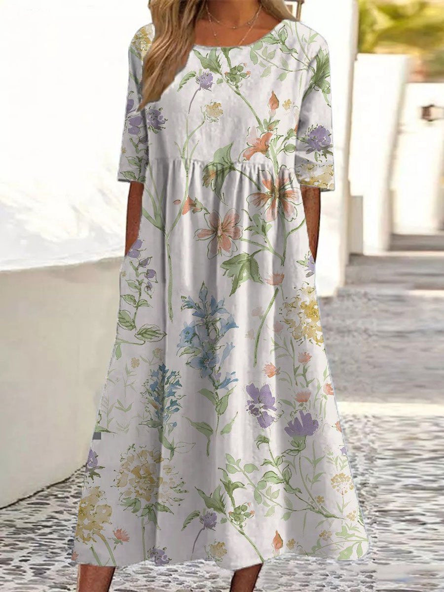 Elegancia Relajada Vestido Midi