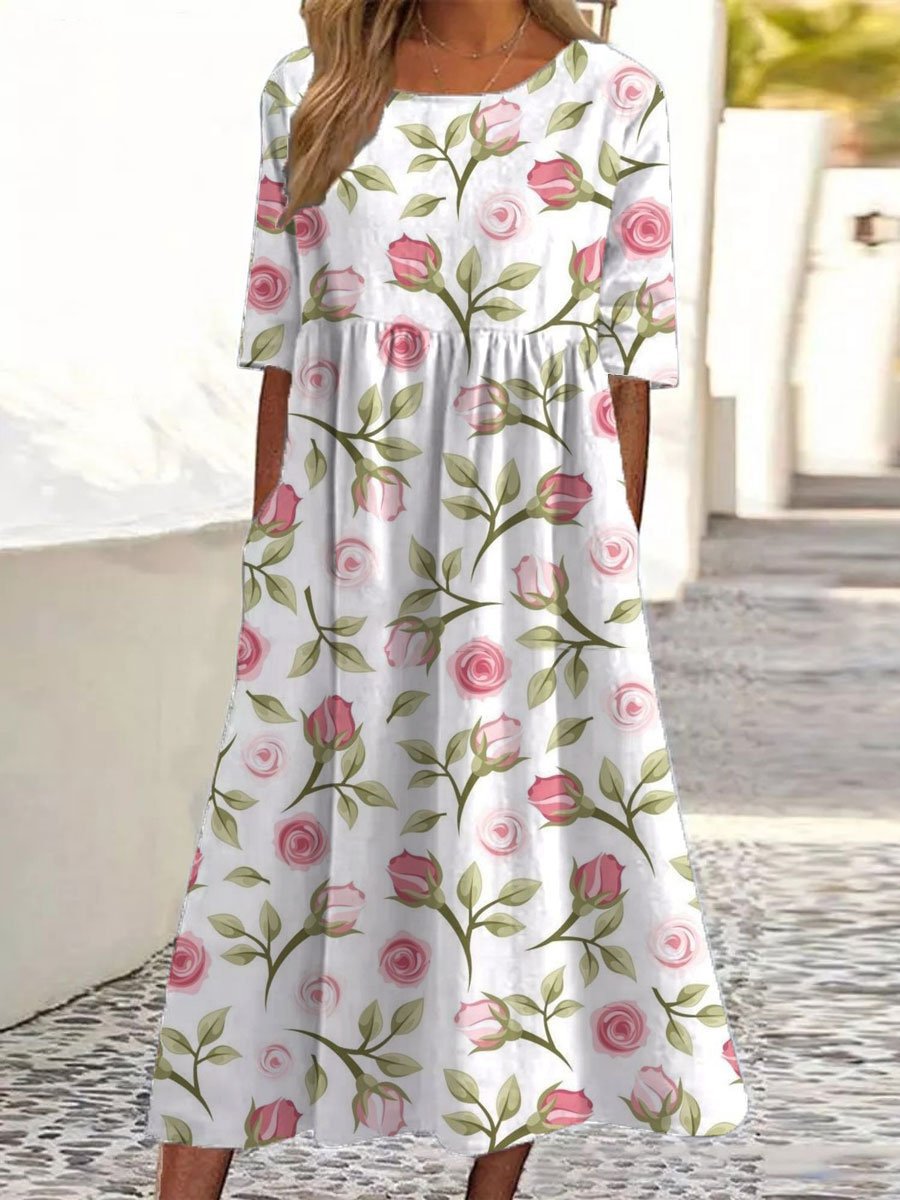 Elegancia Relajada Vestido Midi