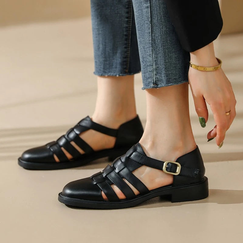 Sandalias de Cuero Confortables