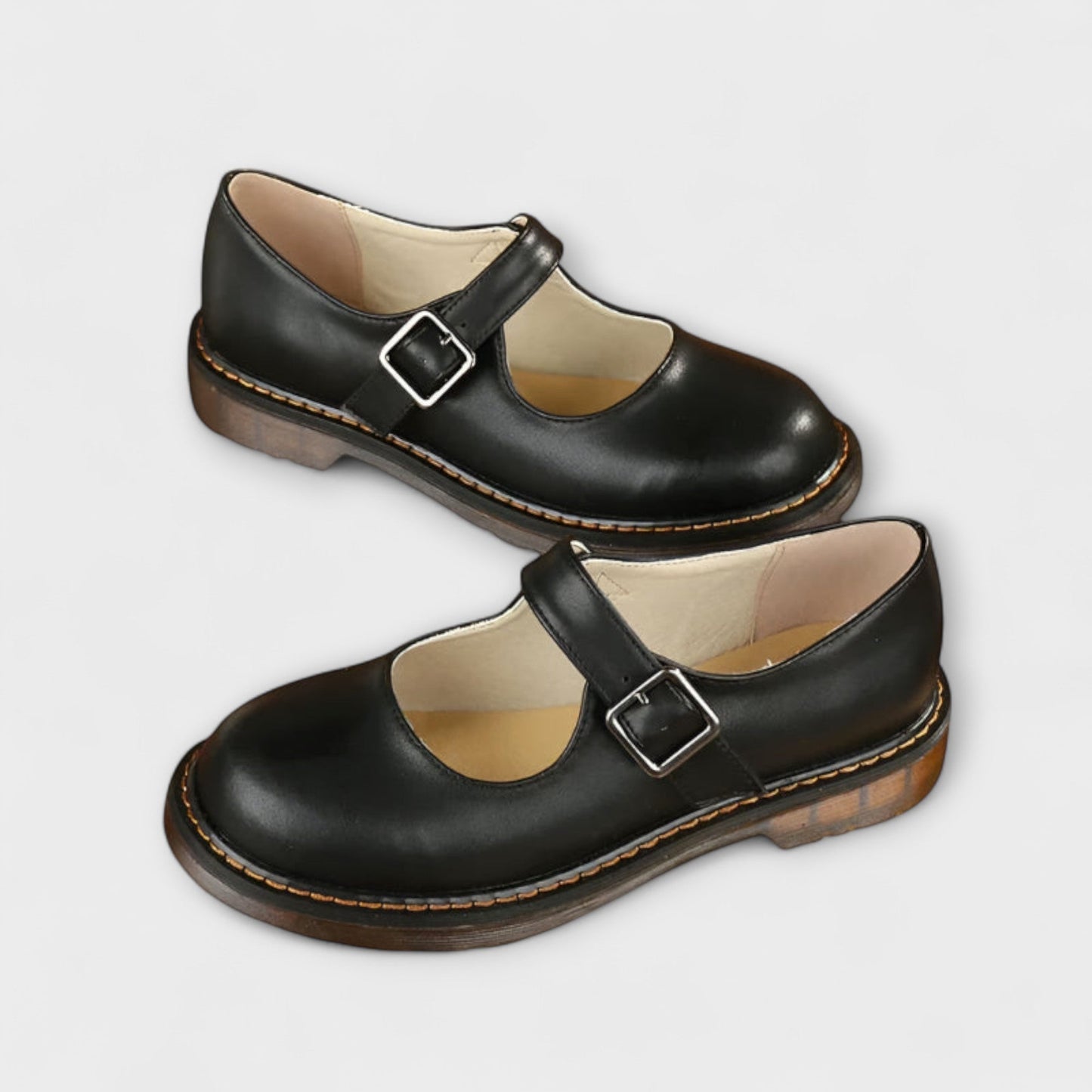 Zapatos Vintage de Cuero Confort