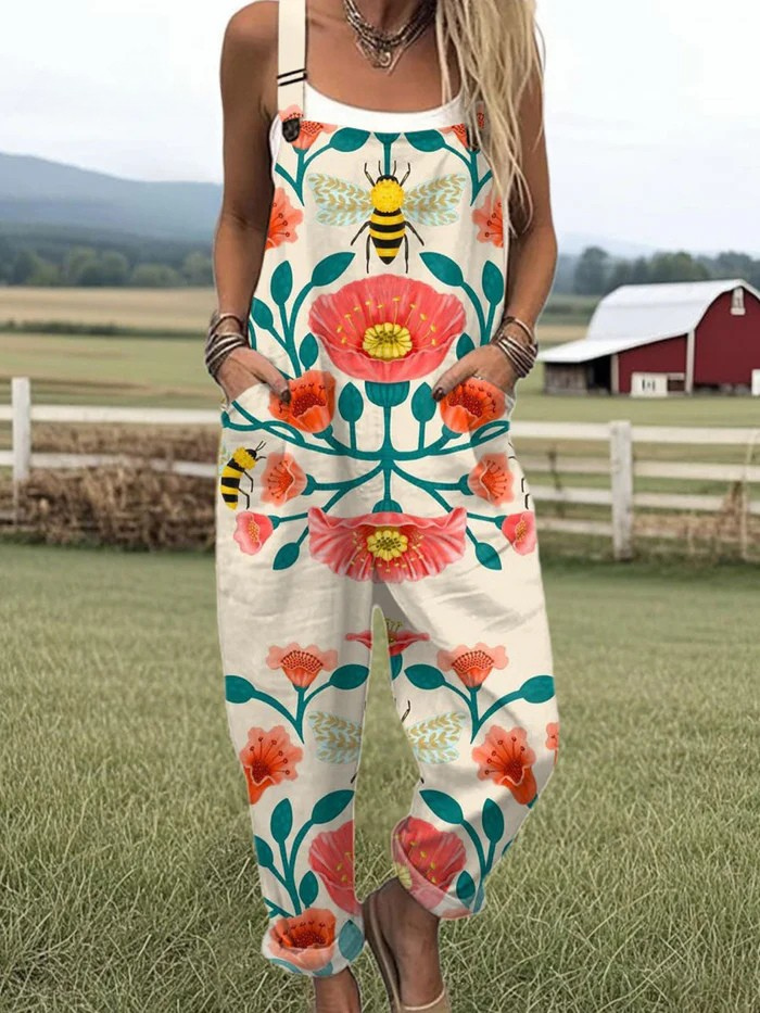 Mono Floral Vintage