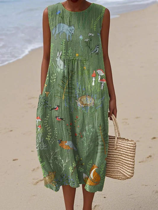 Vestido Fresco-Elegante Todo-Evento