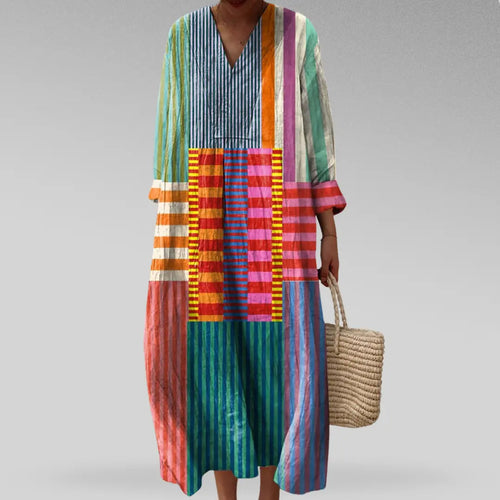 Vestido Geométrico Estiliza-Silueta