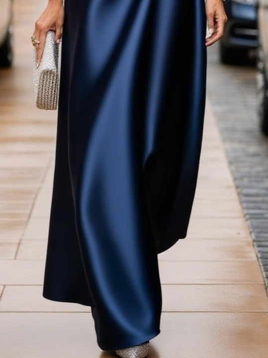 Vestido Maxi Elegante Satinado