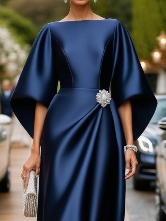 Vestido Maxi Elegante Satinado