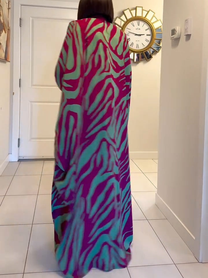 Túnica Maxi Elegante de Zebra
