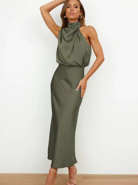 Vestido-Midi Elegante Femenino