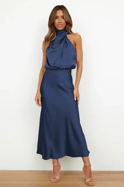 Vestido-Midi Elegante Femenino