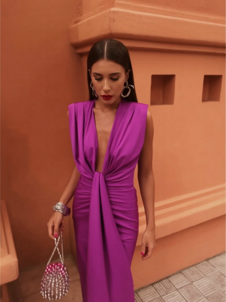 Vestido Plisado Confort Chic