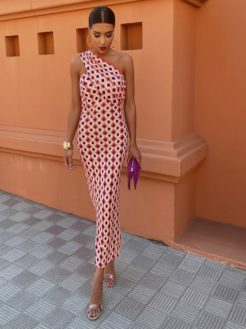 Vestido Moderno de Verano