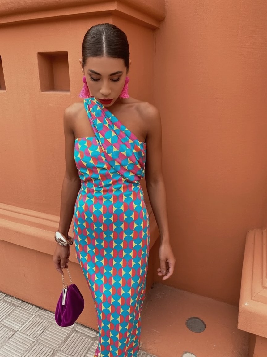 Vestido Moderno de Verano