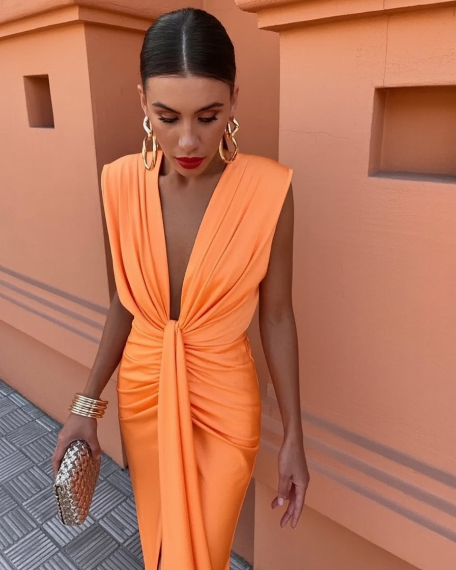 Vestido Plisado Confort Chic