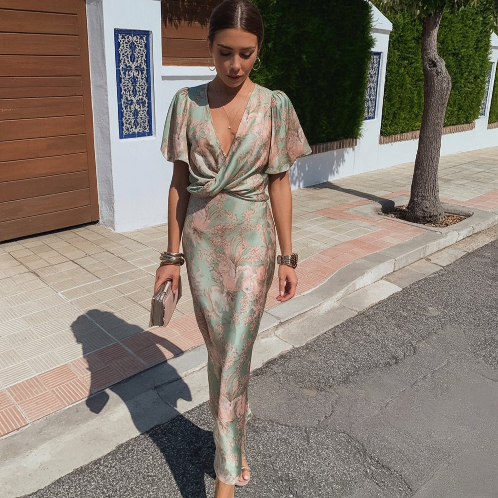 Vestido Largo Elegante-Twisted