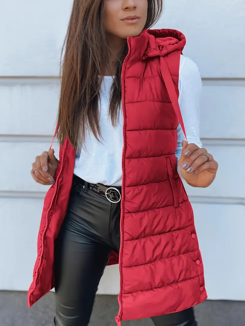 Chaqueta Larga Capucha-Protectora