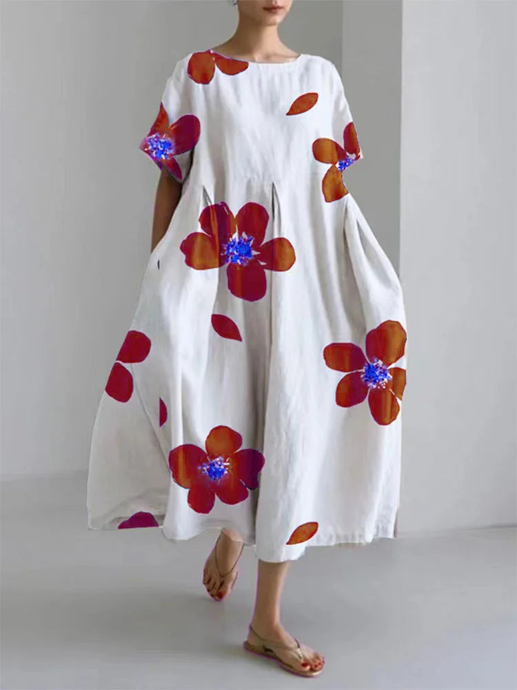 Vestido Florido Verano Suave