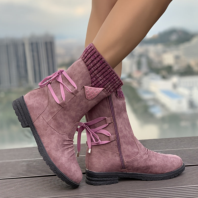 Botines Tacón Ancho Estables