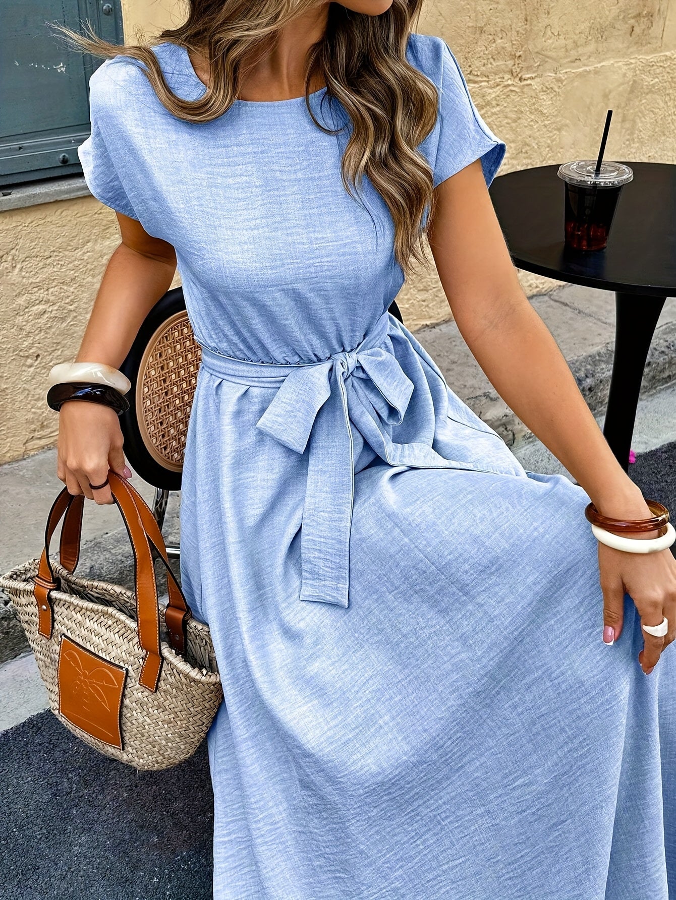 Vestido Midi Silueta-Esbelta