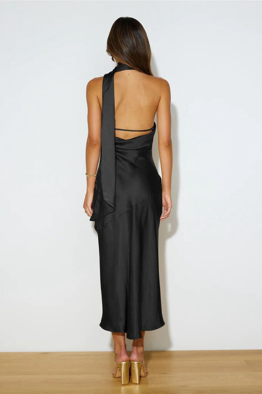 Vestido Midi Seda Lujo