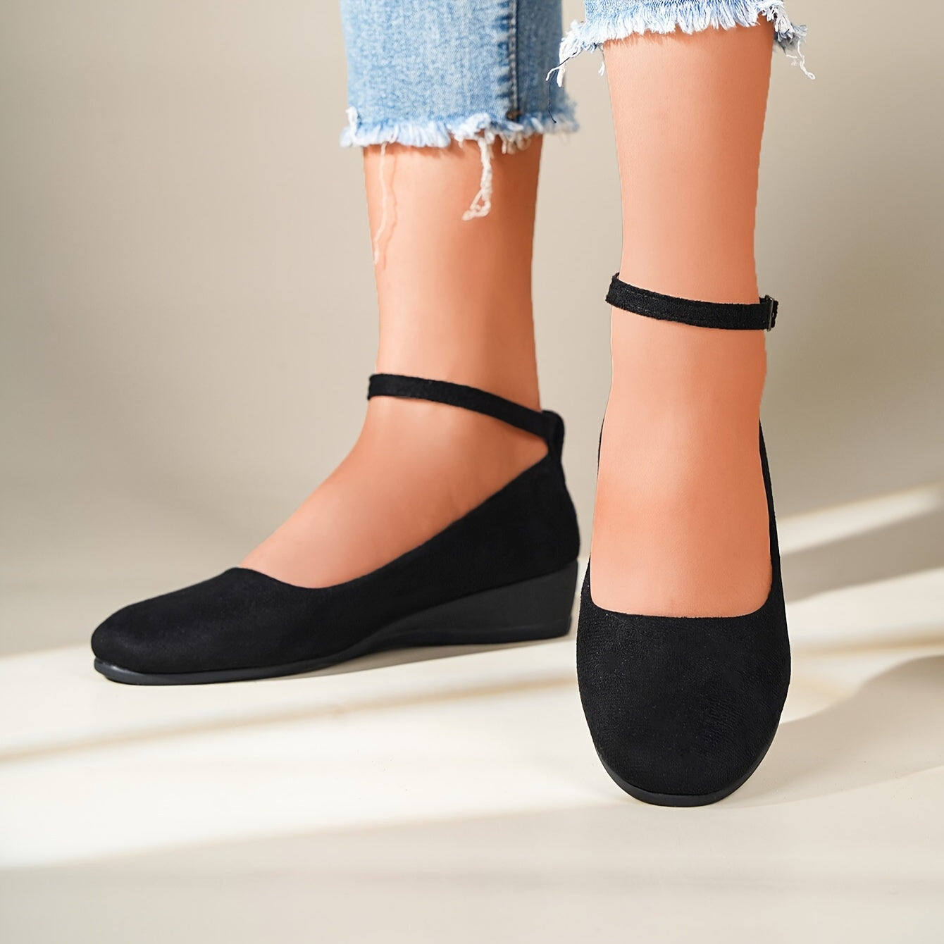 Sandalias De Cuña Estables