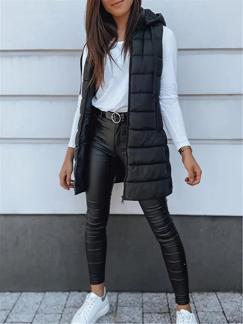 Chaqueta Larga Capucha-Protectora