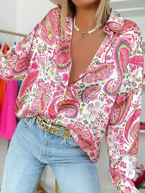 Blusa Paisley Favorecedora