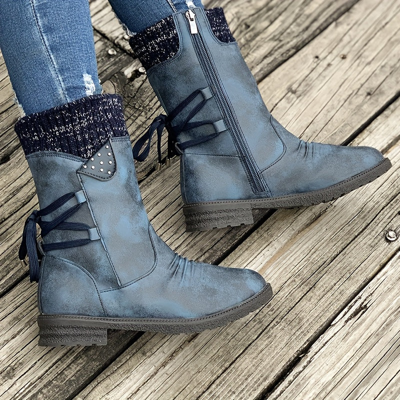Botines Tacón Ancho Estables