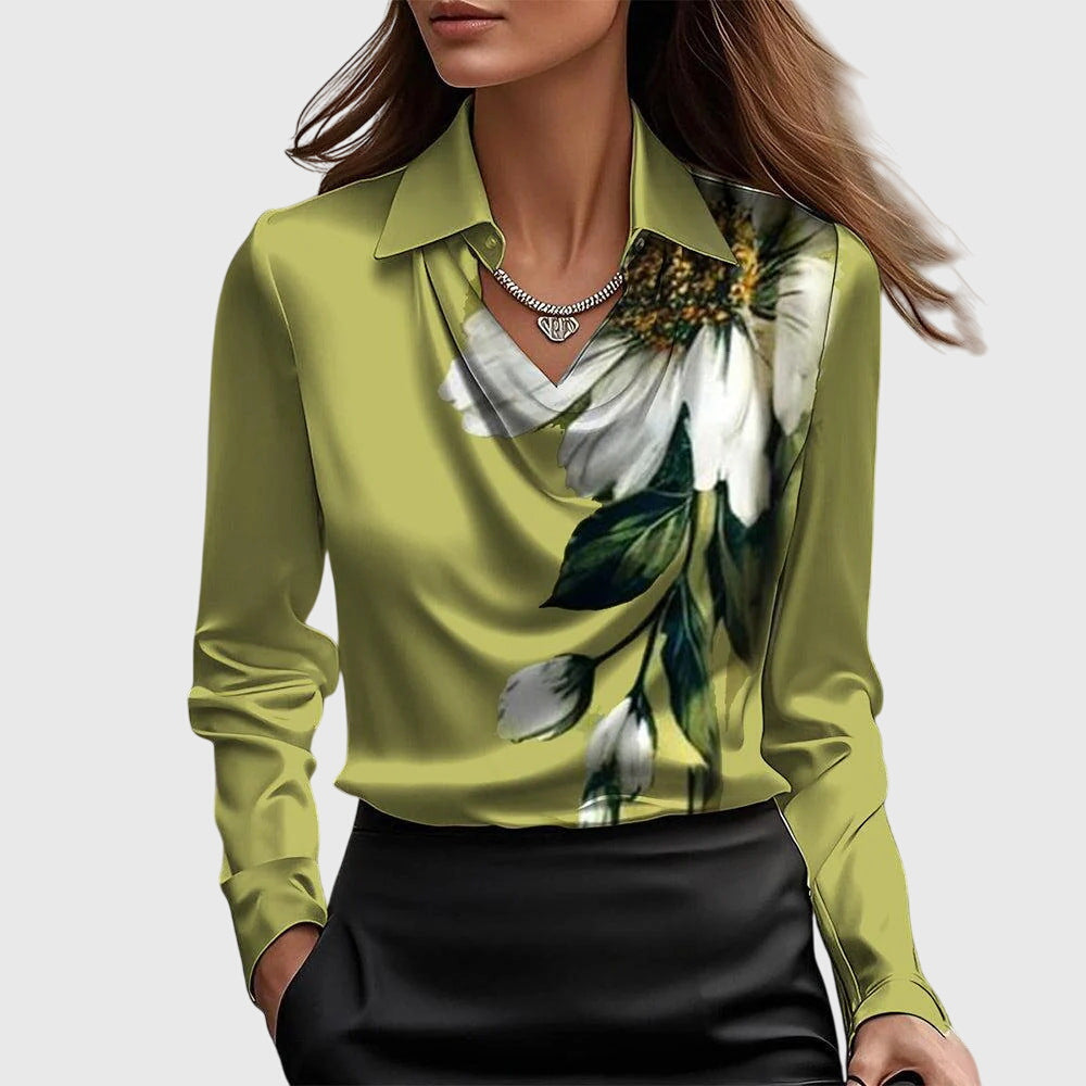 Blusa Brillo-Satinado