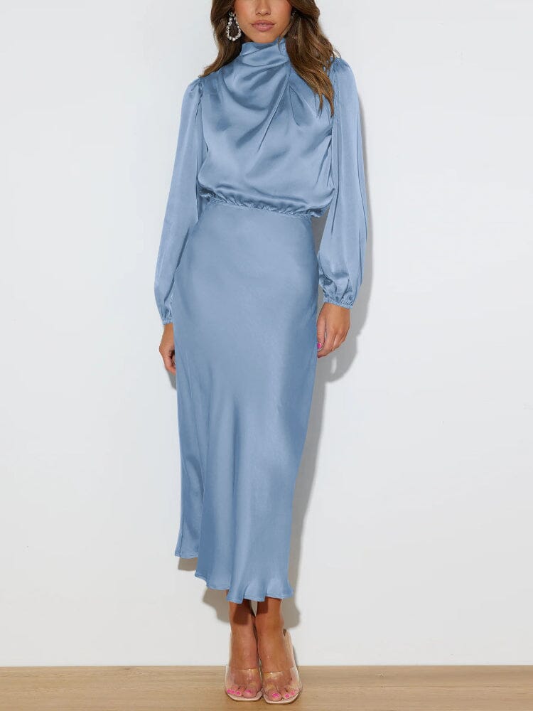 Vestido Seda Elegante-Confort