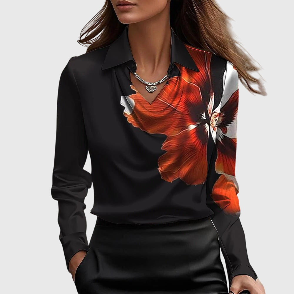 Blusa Brillo-Satinado