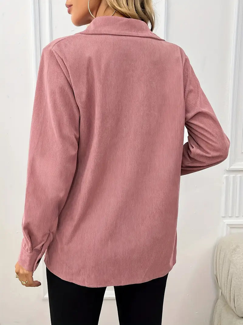 Chaqueta De Pana Favorecedora