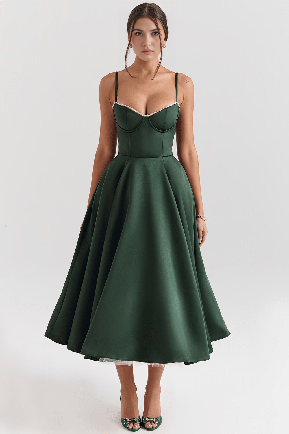Elegante Vestido Midi Duchess