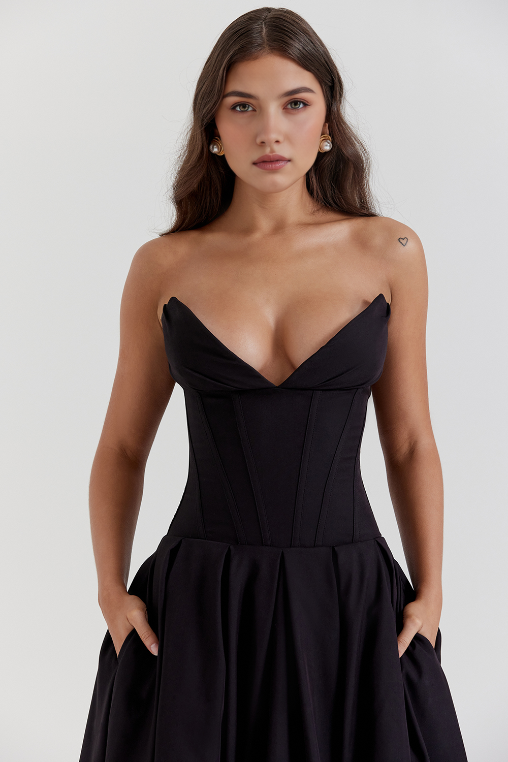 Elegant Tulle Midi Dress