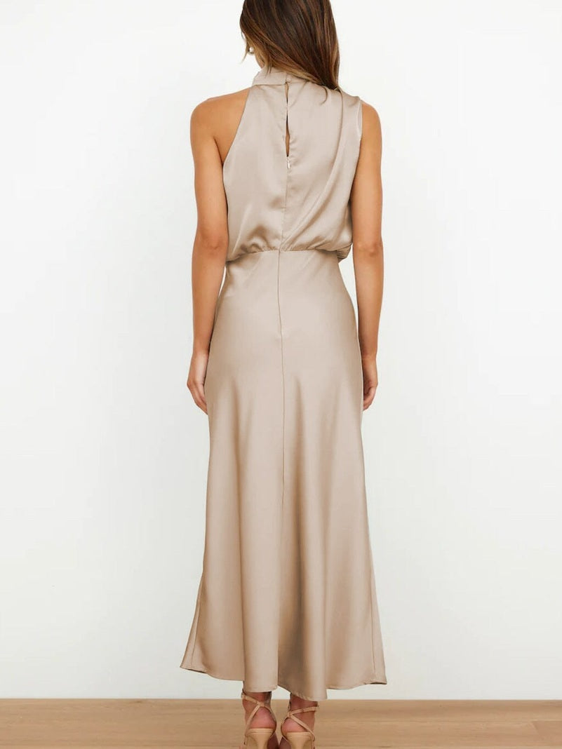 Vestido-Seda Elegante