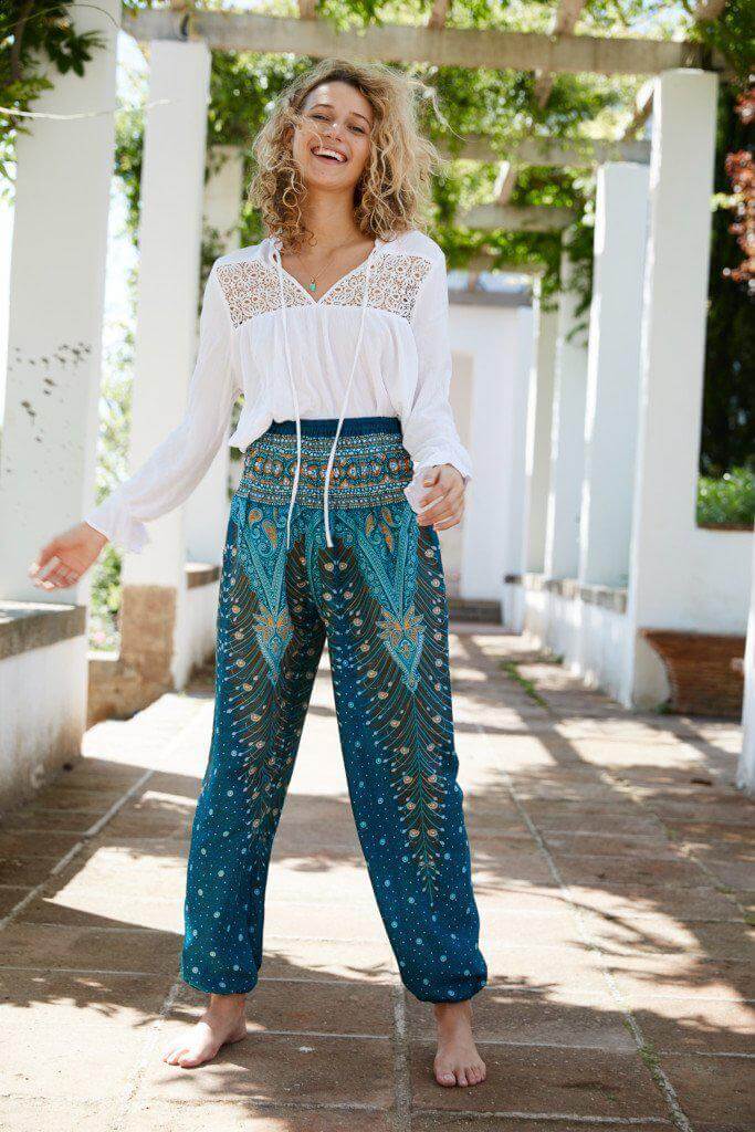Pantalón Harem Ultra-Suave