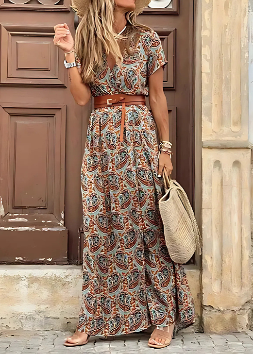 Vestido Boho-Favorecedor