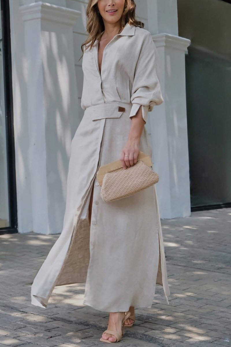 Vestido Maxi Estilo Fresco