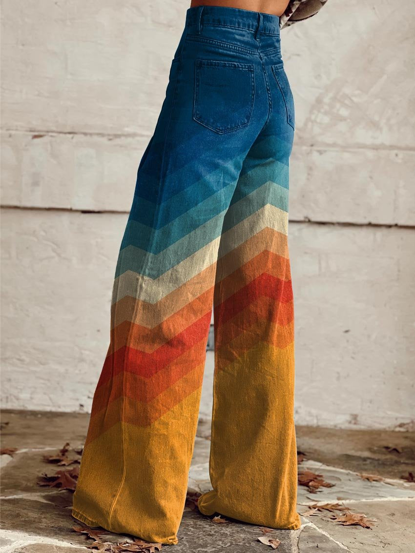 Pantalones Anchos Estilo Elegante