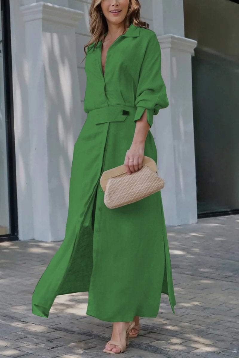 Vestido Maxi Estilo Fresco