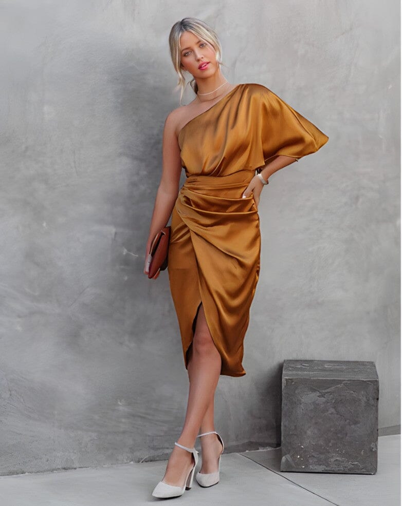 Elegante Vestido de Seda Divina