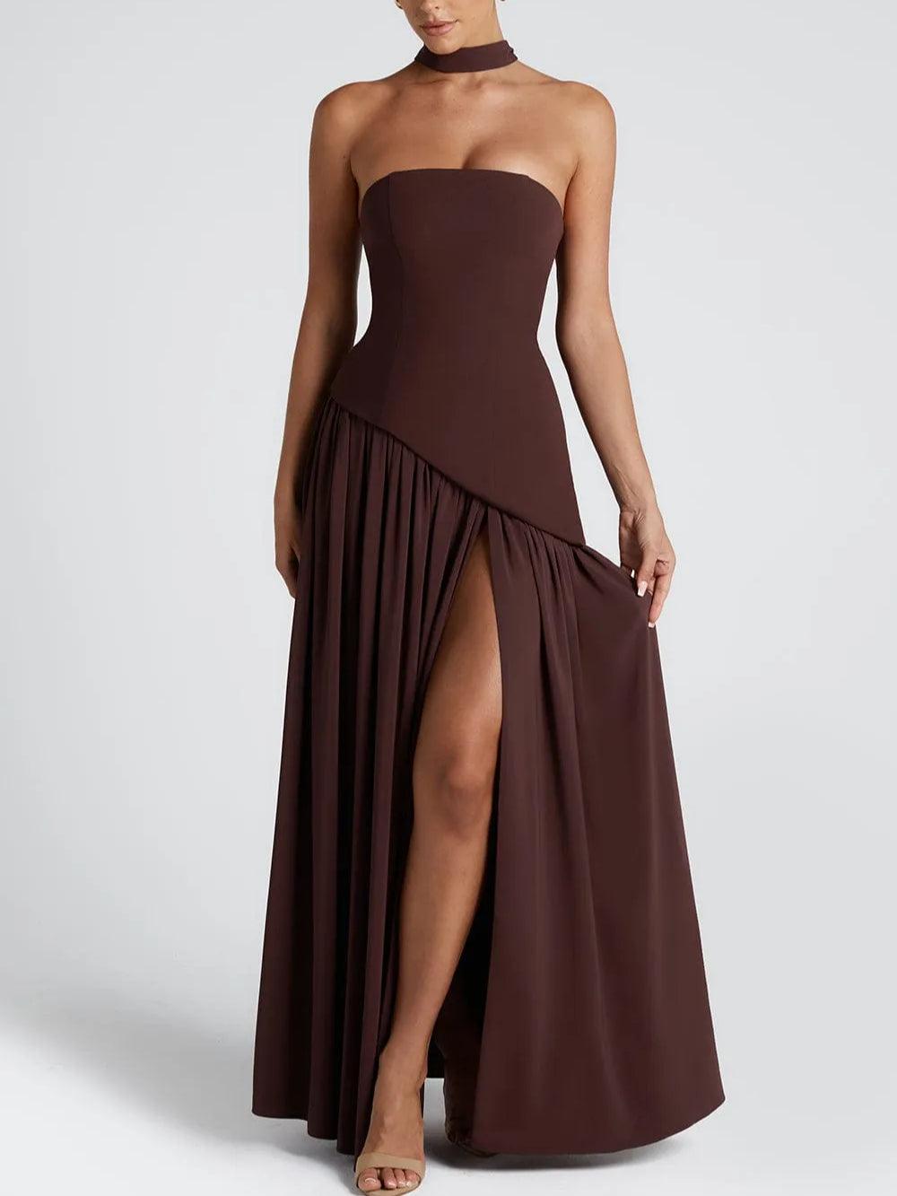 Vestido Maxi Elegante-Tallado