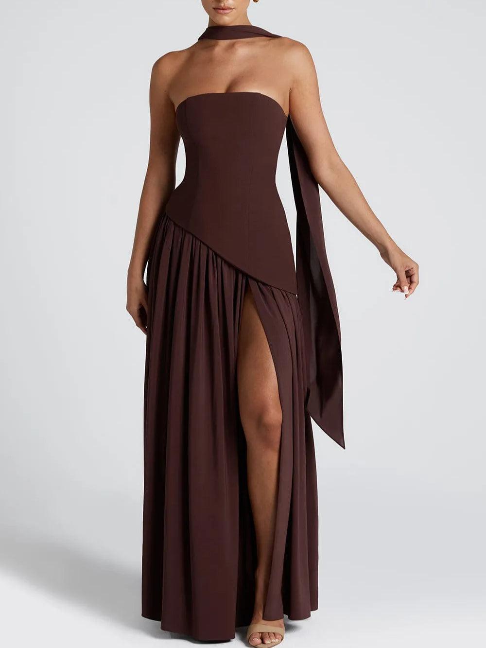 Vestido Maxi Elegante-Tallado