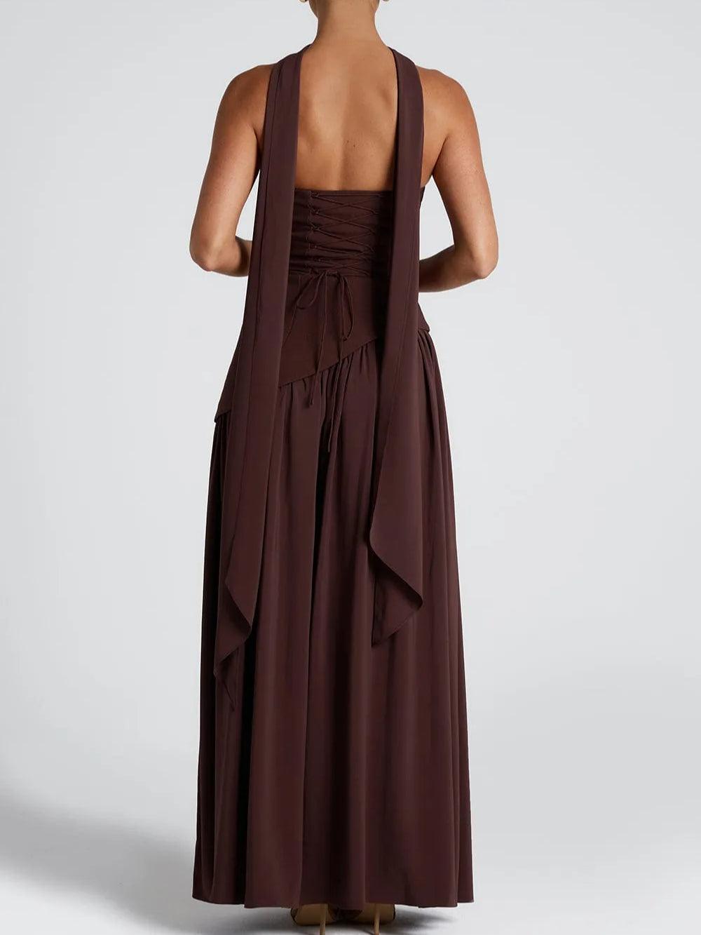 Vestido Maxi Elegante-Tallado