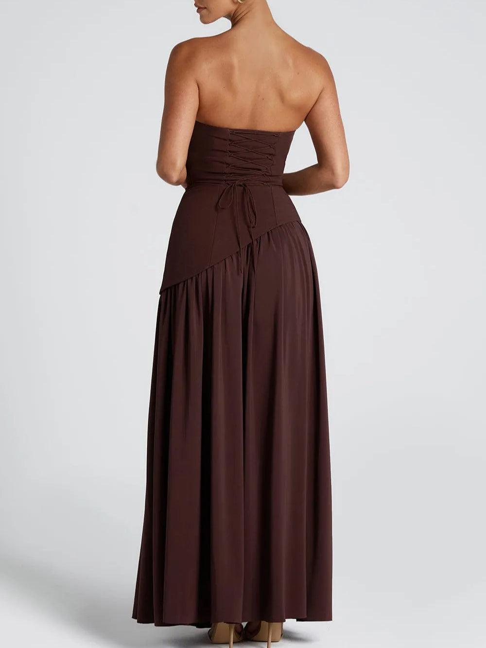 Vestido Maxi Elegante-Tallado
