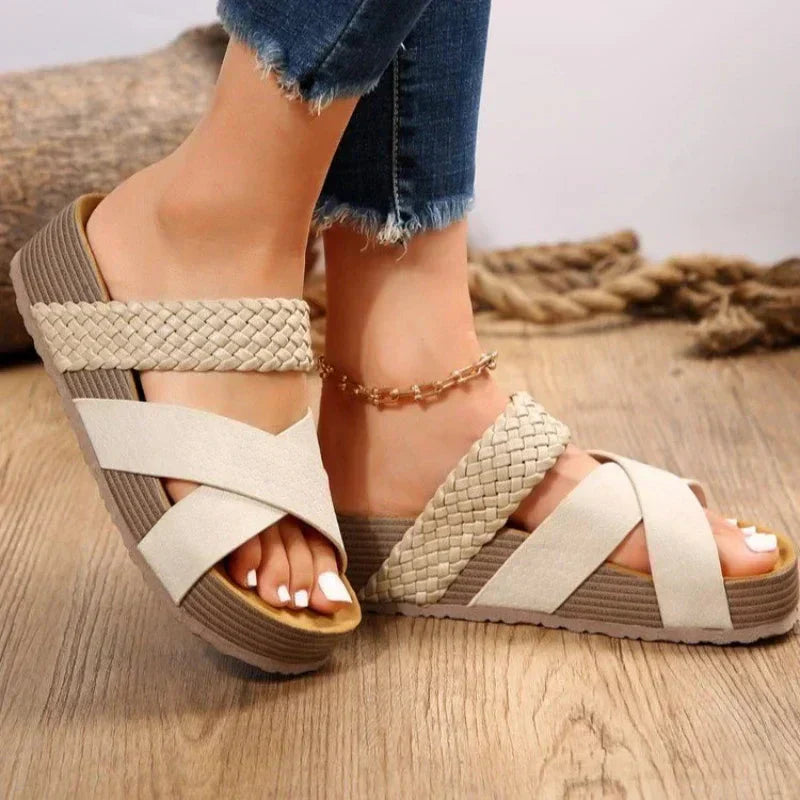 Sandalias Confort Serpiente