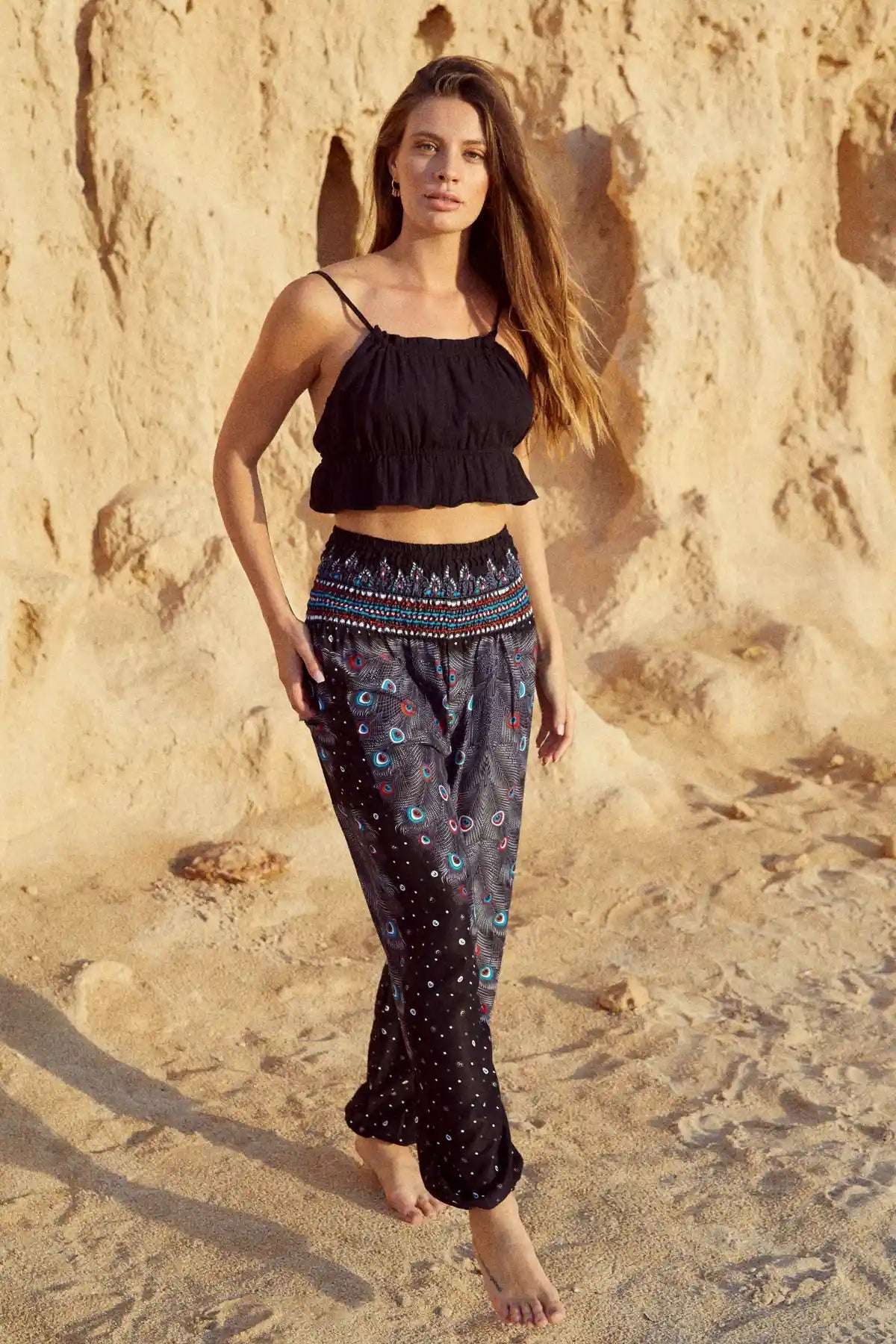 Pantalón Harem Extra-Suave