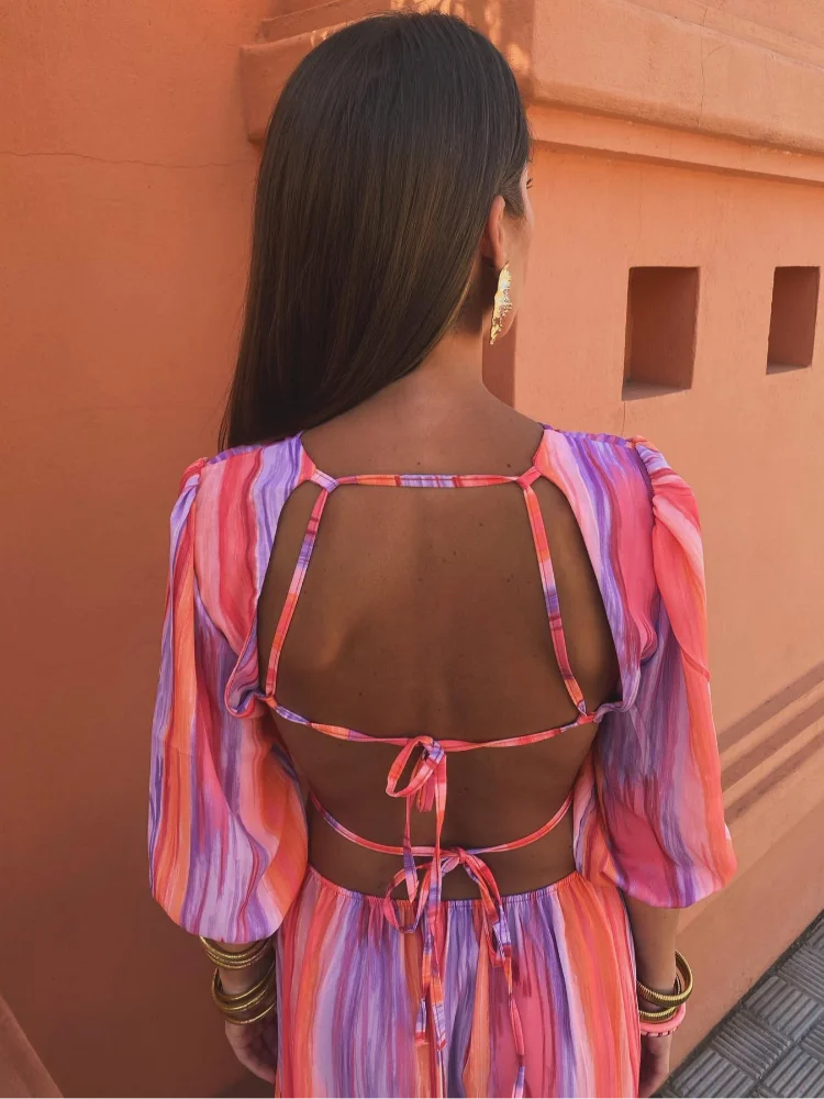 Vestido Elegante-Sensual Cut-Out