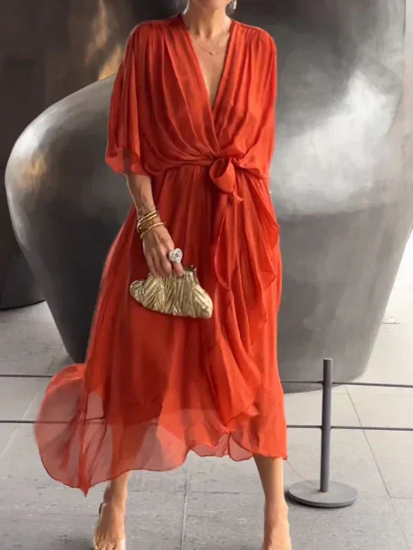 Elegancia Chiffón Vestido
